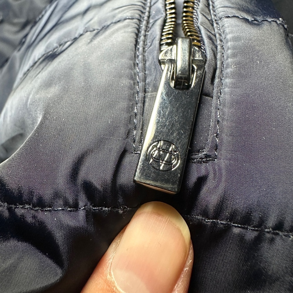 Massimo Dutti Men Contrast Technical Jacket with navy knit -L - Picture 3 of 7